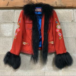 Leather Double D Ranch Jacket Size Small (EUC)